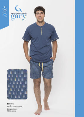 PIGIAMA UOMO M/M R65045 Tellini S.r.l. Ingrosso Abbigliamento